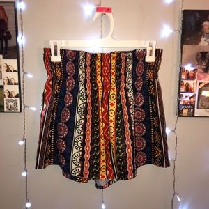 Boho printed shorts